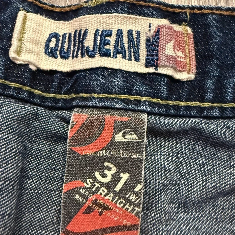 Quicksilver Mens 31x28 Vintage Y2K Straight Leg Quik Jeans